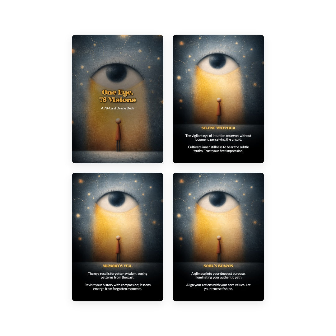 One Eye, 78 Visions - Oracle Cards