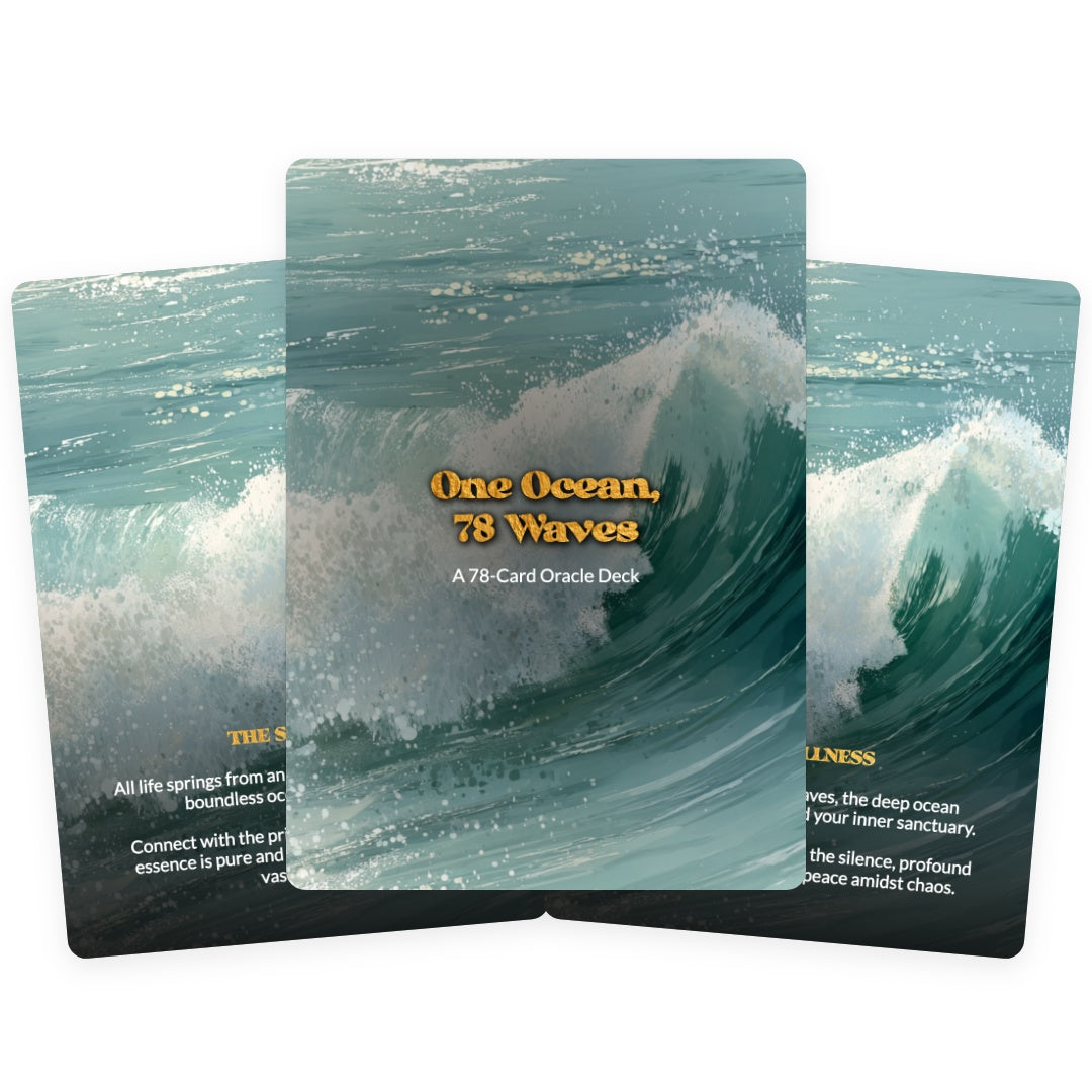 One Ocean, 78 Waves - Oracle Cards