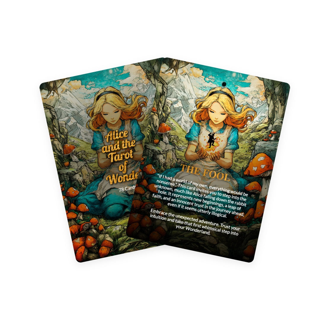 Alice and the Tarot of Wonder - 78 Cards