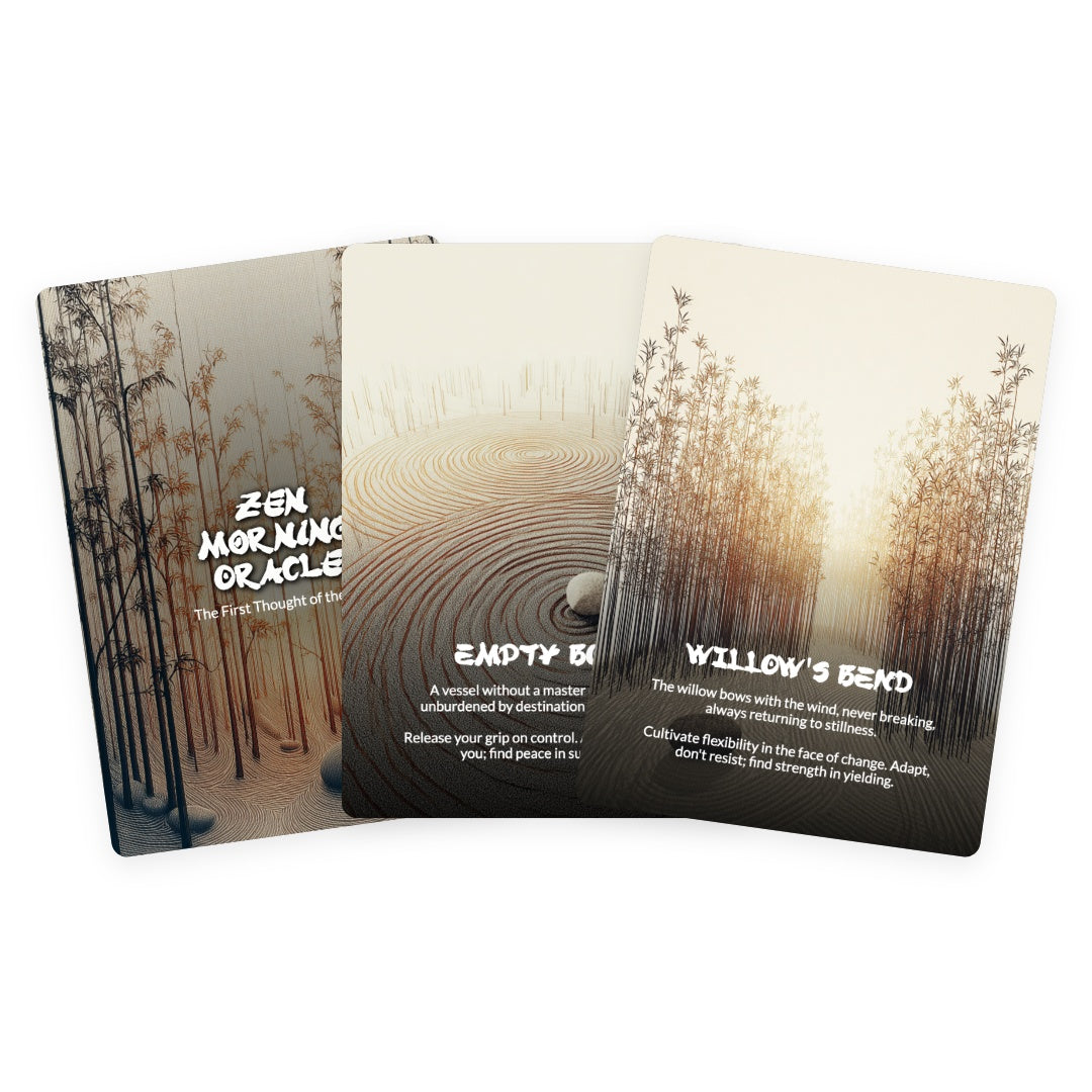 Zen Morning Oracle Deck - 78 Card Mindfulness & Meditation Oracle