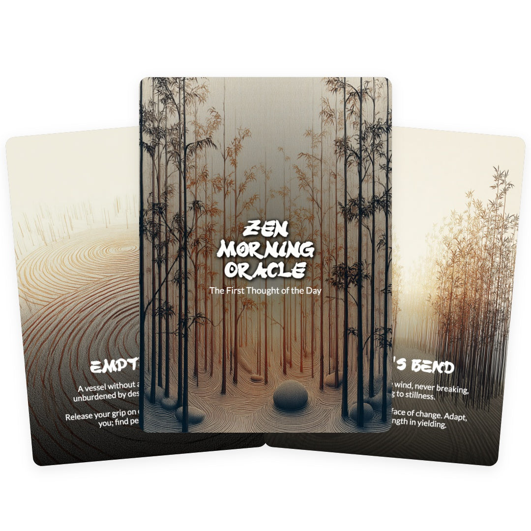 Zen Morning Oracle Deck - 78 Card Mindfulness & Meditation Oracle