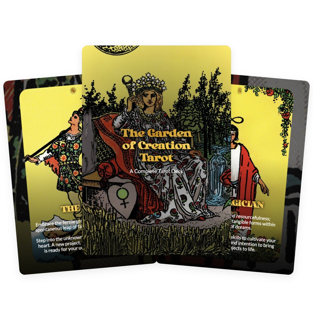 The Garden Of Creation Tarot - 78 Cards