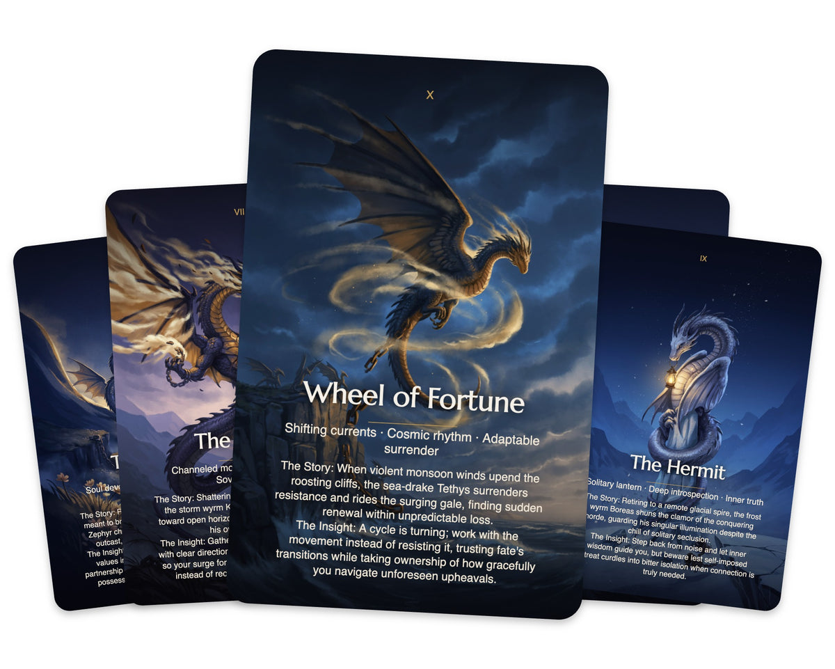 Rebel Dragons Tarot — arrangement 3