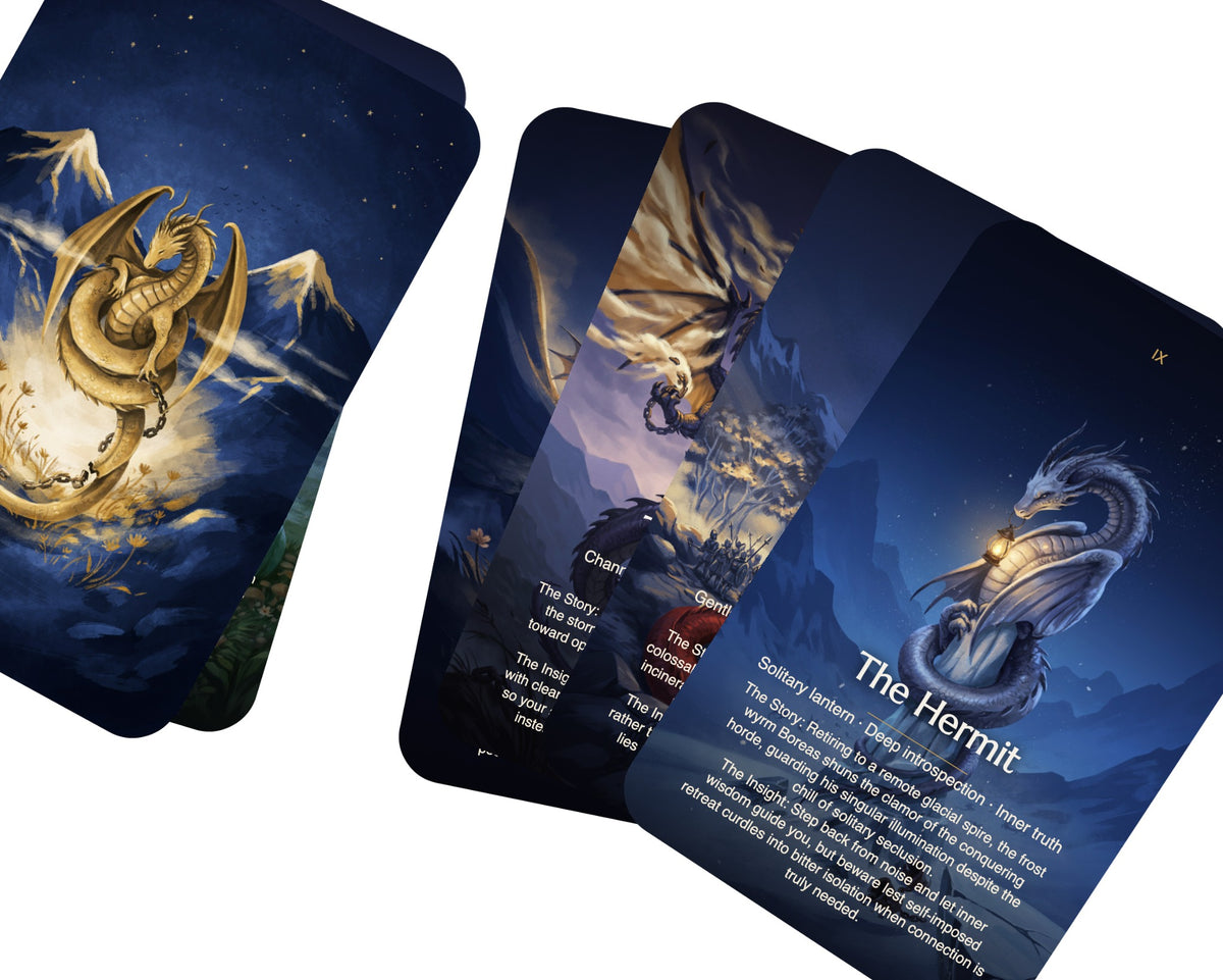 Rebel Dragons Tarot — arrangement 6