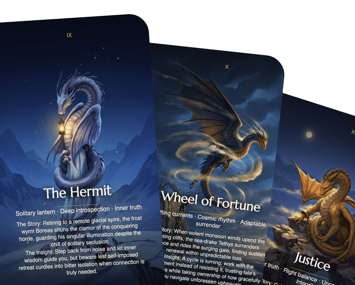 Rebel Dragons Tarot — arrangement 8