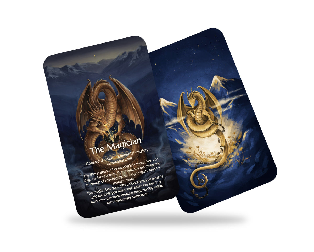 Rebel Dragons Tarot — arrangement 9