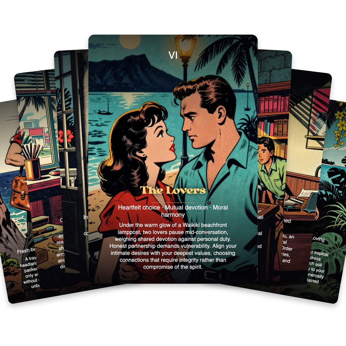 The Tarot of Honolulu — arrangement 3