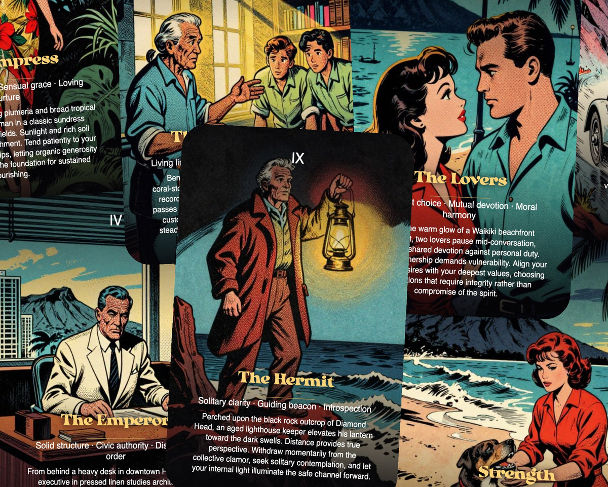 The Tarot of Honolulu — arrangement 6