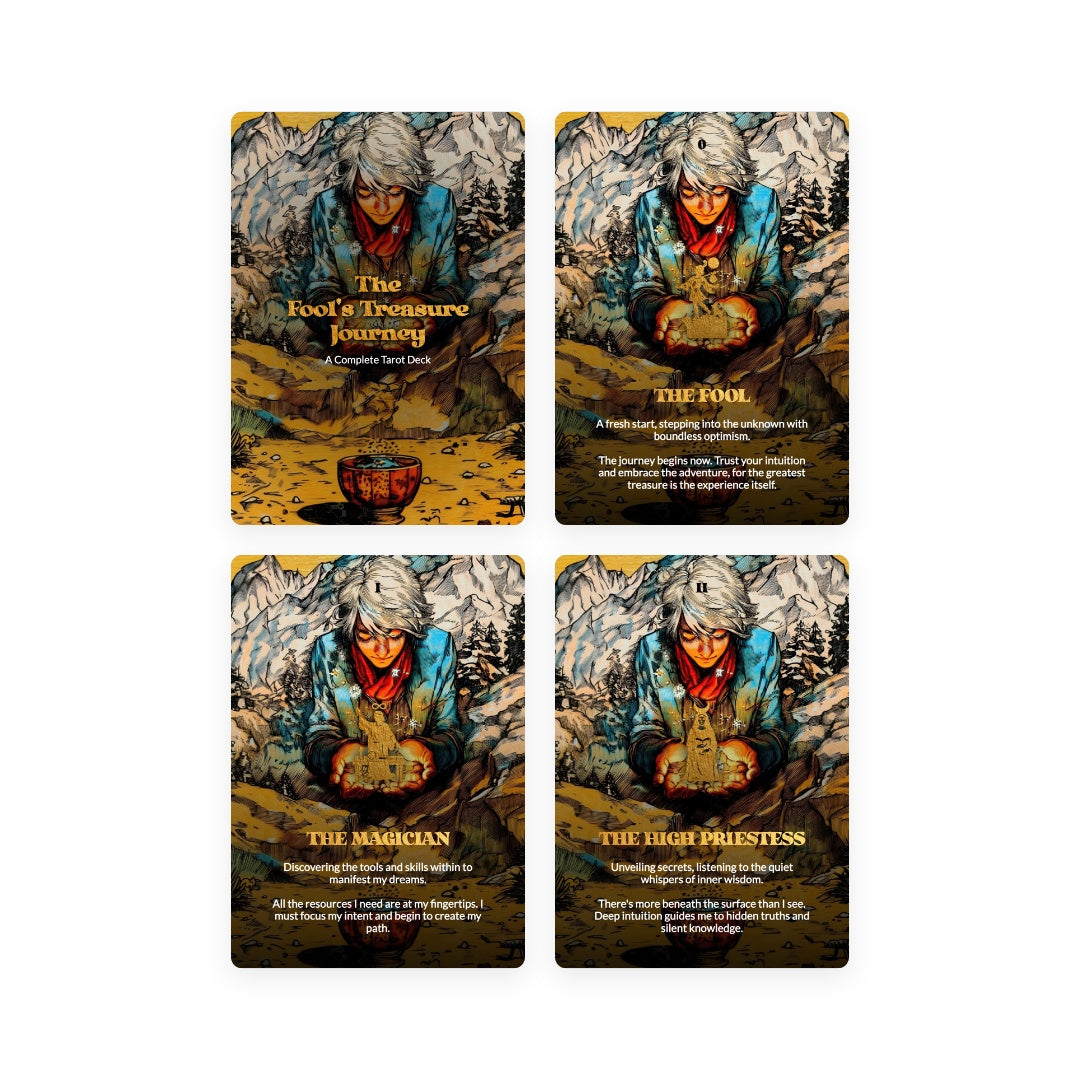 The Fool's Treasure Journey - 78 Cards