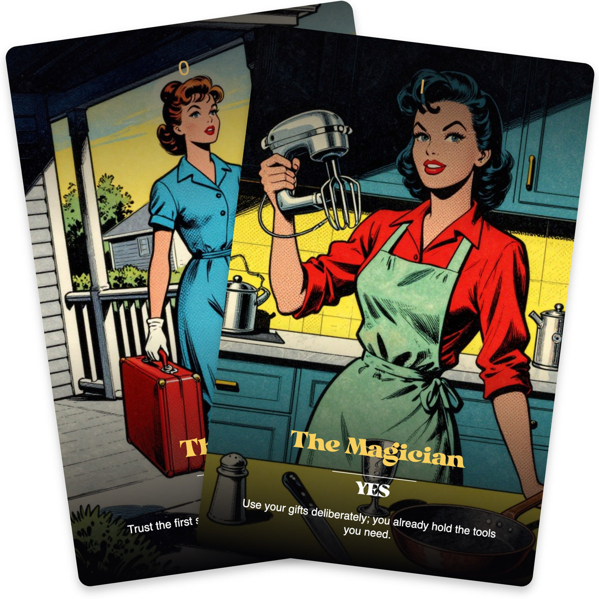 The Perfect Housewife Tarot — arrangement 10