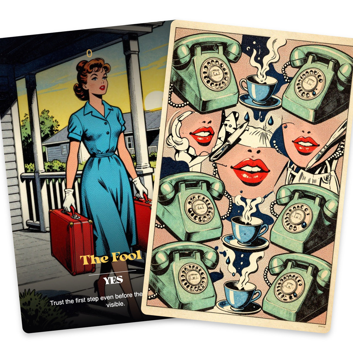 The Perfect Housewife Tarot — arrangement 7