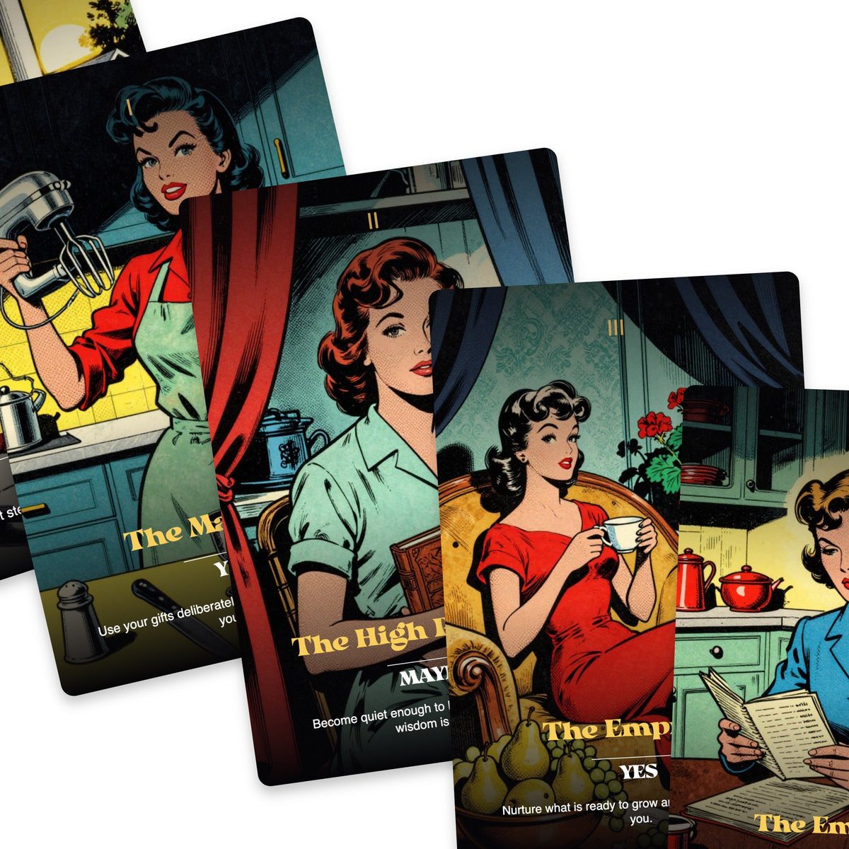 The Perfect Housewife Tarot — arrangement 8