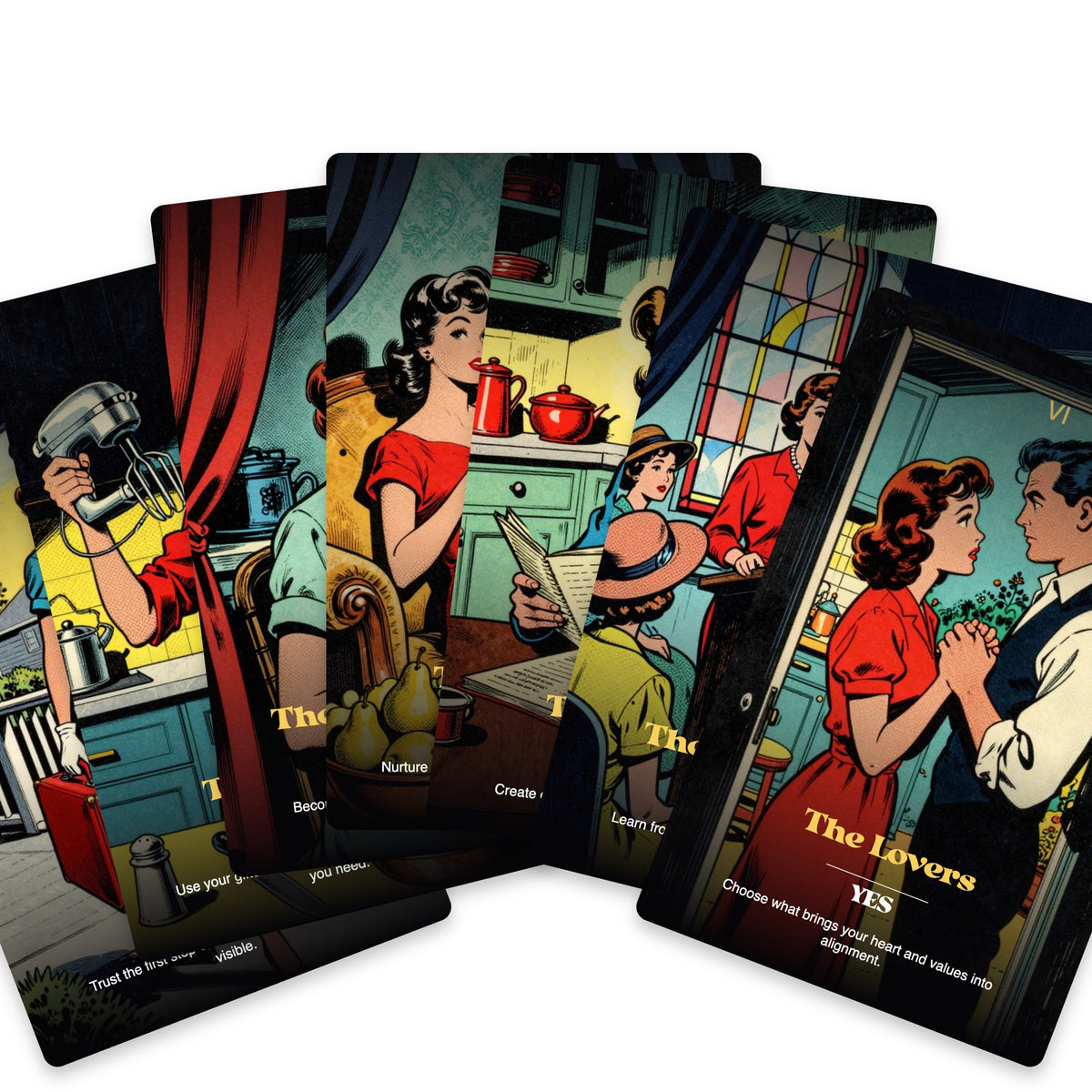The Perfect Housewife Tarot — arrangement 9