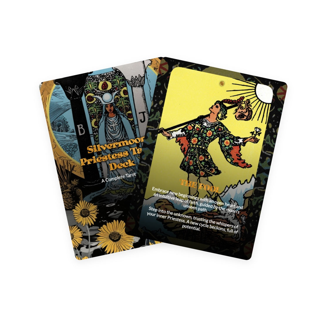Silvermoon Priestess Tarot Deck - 78 Cards