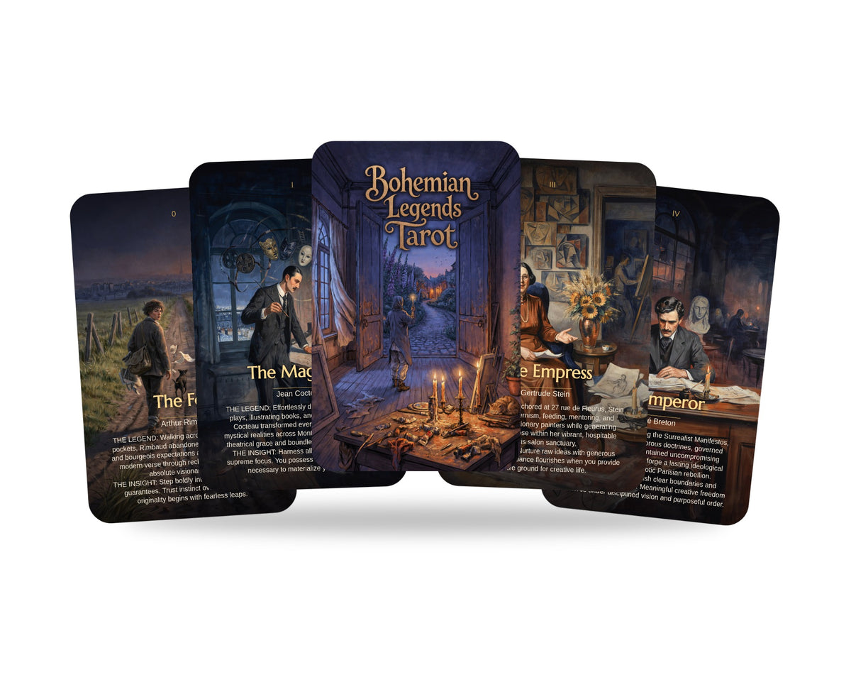 Bohemian Legends Tarot — arrangement 1
