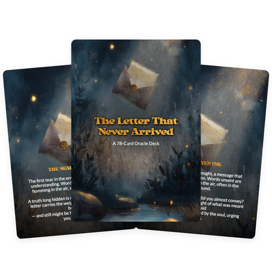 The Unsent Letter Oracle - Oracle Cards
