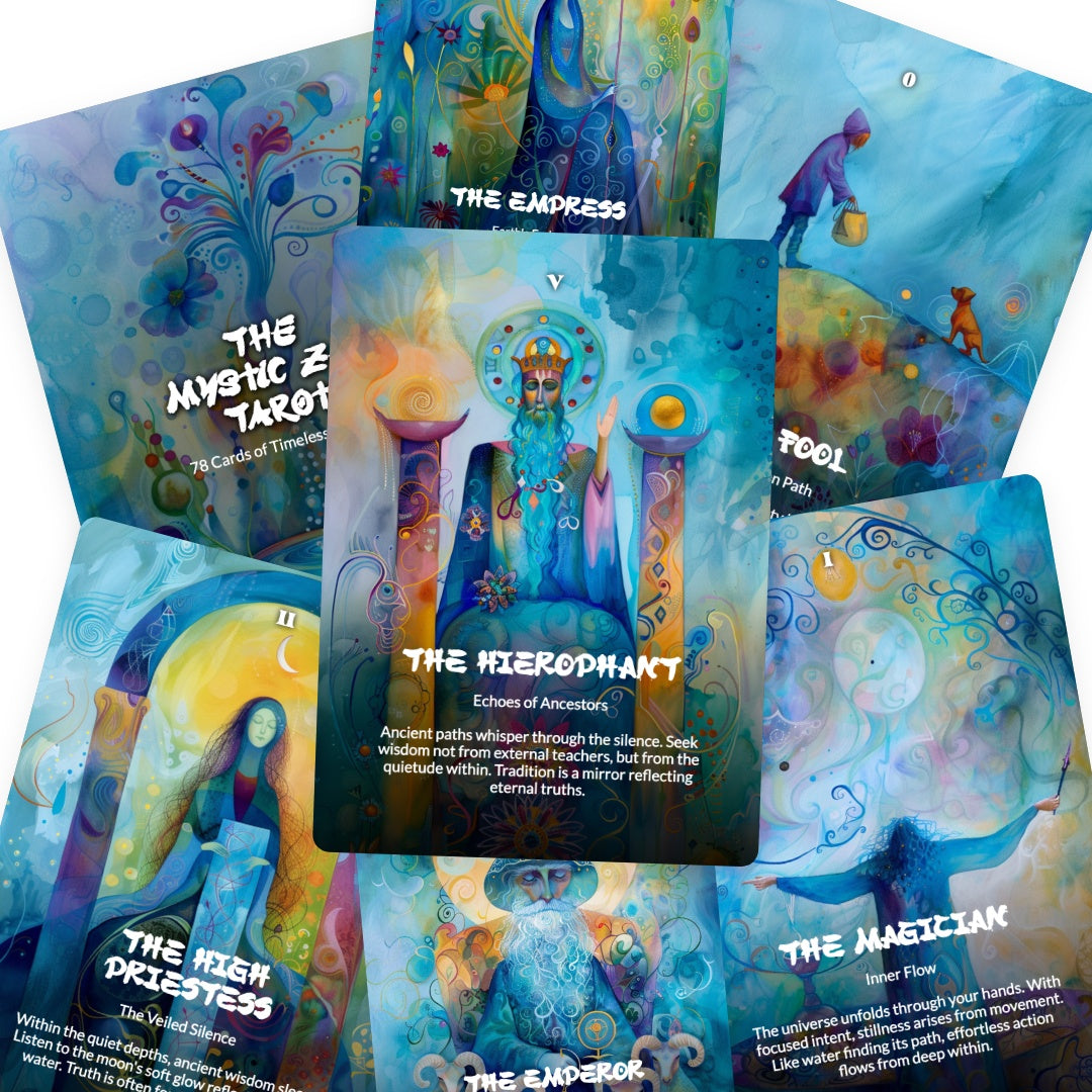 The mystic Zen Tarot - 78 Cards of Timeless wisdom