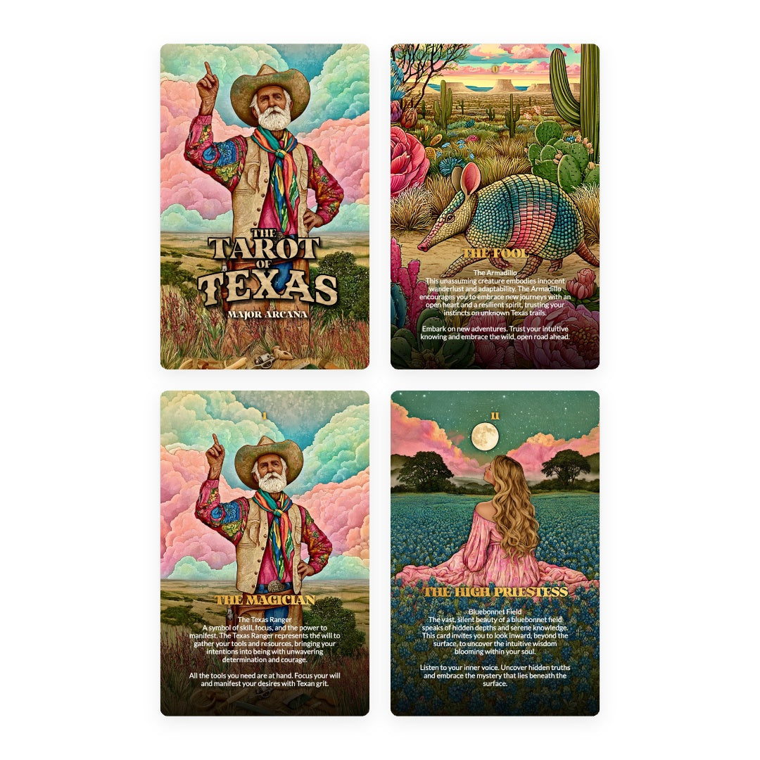 The Tarot of Texas - The 22 Major Arcana