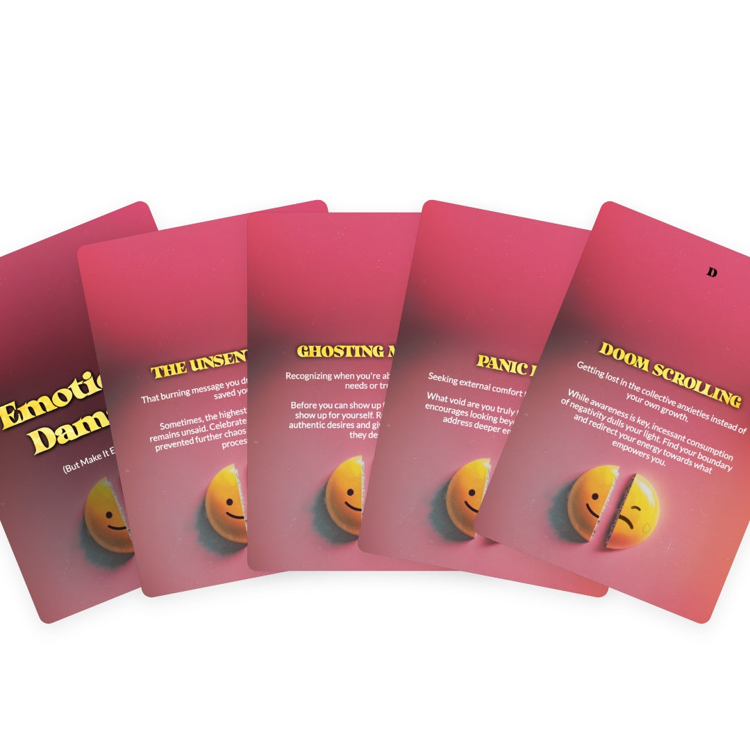 Emotional Damage - But Make it Enlightened - 78 Oracle Cards