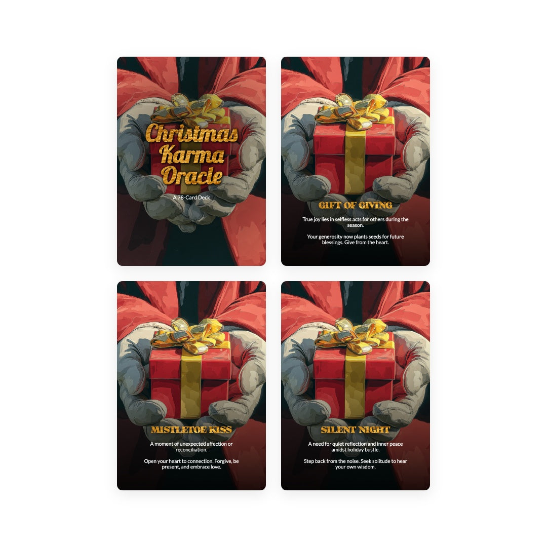 Christmas Karma Oracle - 78 Cards