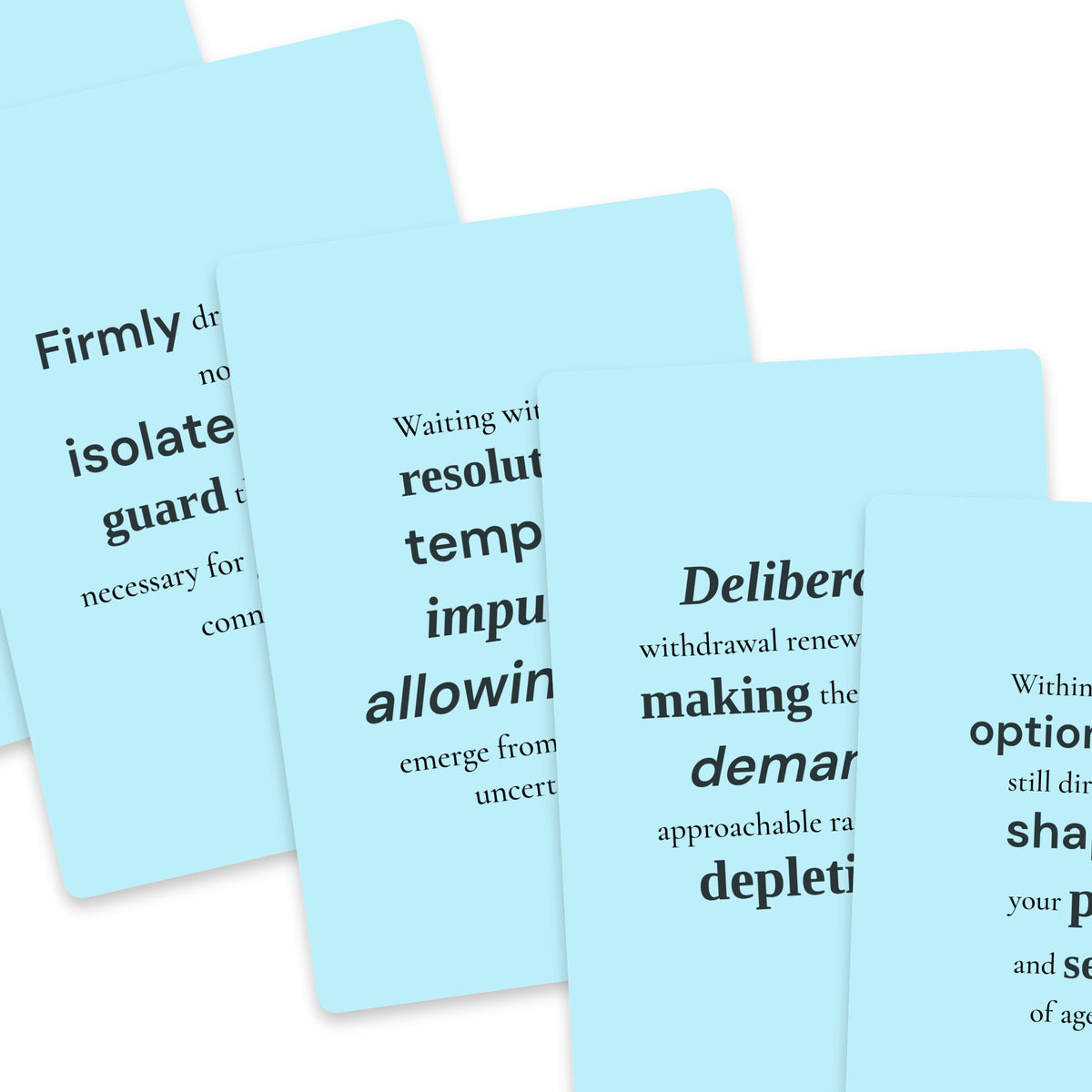 78 Words You Need Today Oracle — arrangement 8