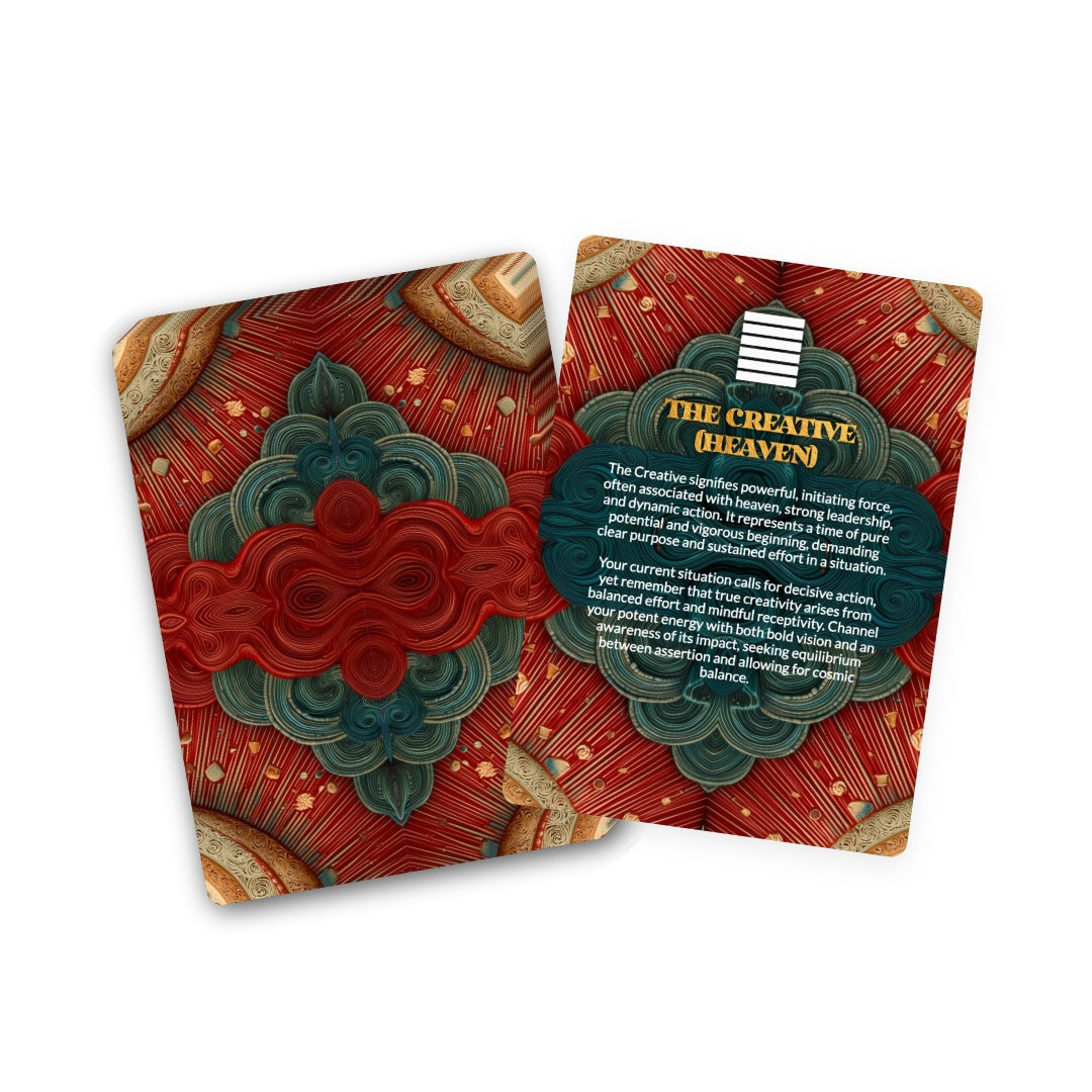 I Ching The Cosmic Balance - A complete 78 cards set