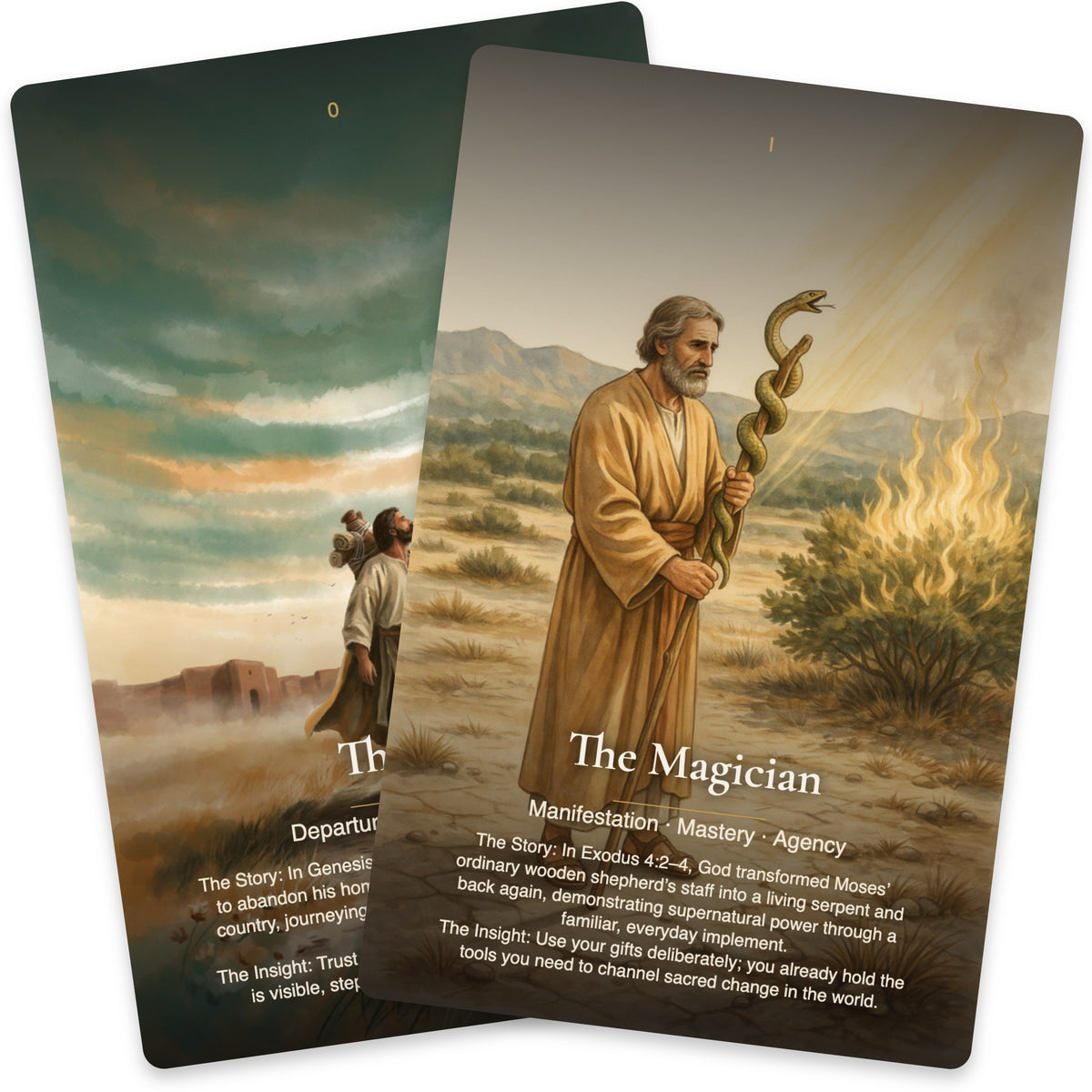 Biblical Mysteries Tarot — arrangement 10
