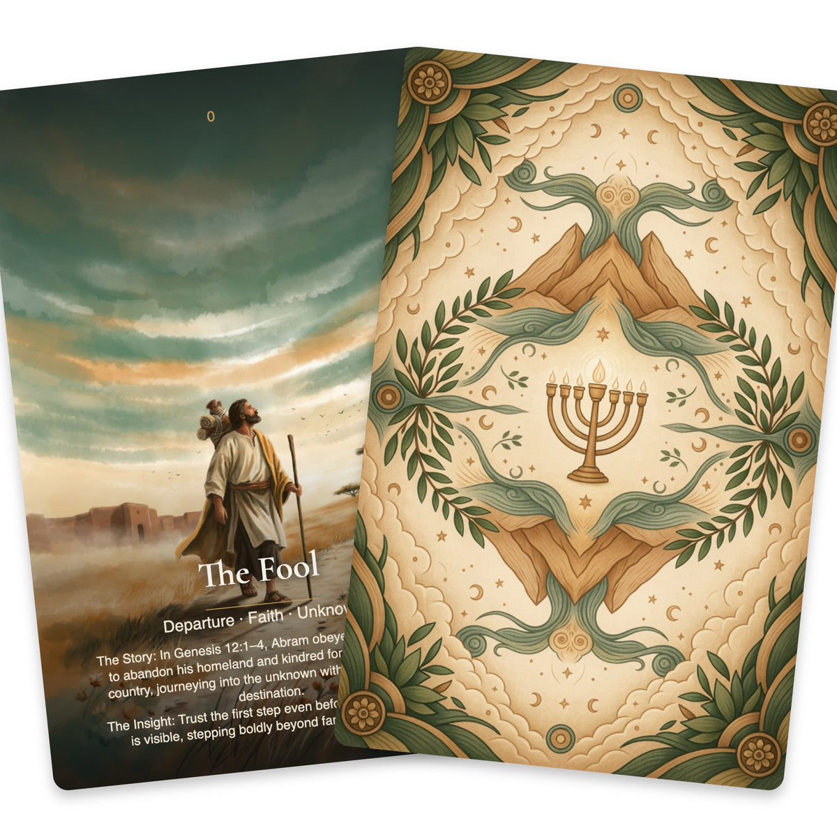 Biblical Mysteries Tarot — arrangement 7