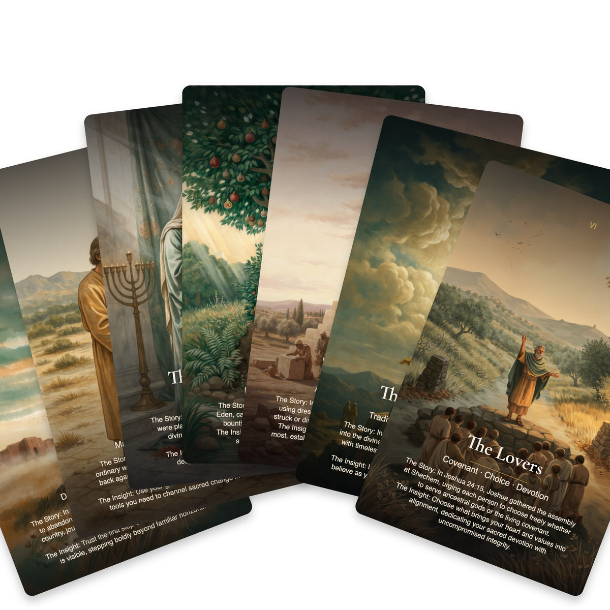 Biblical Mysteries Tarot — arrangement 9