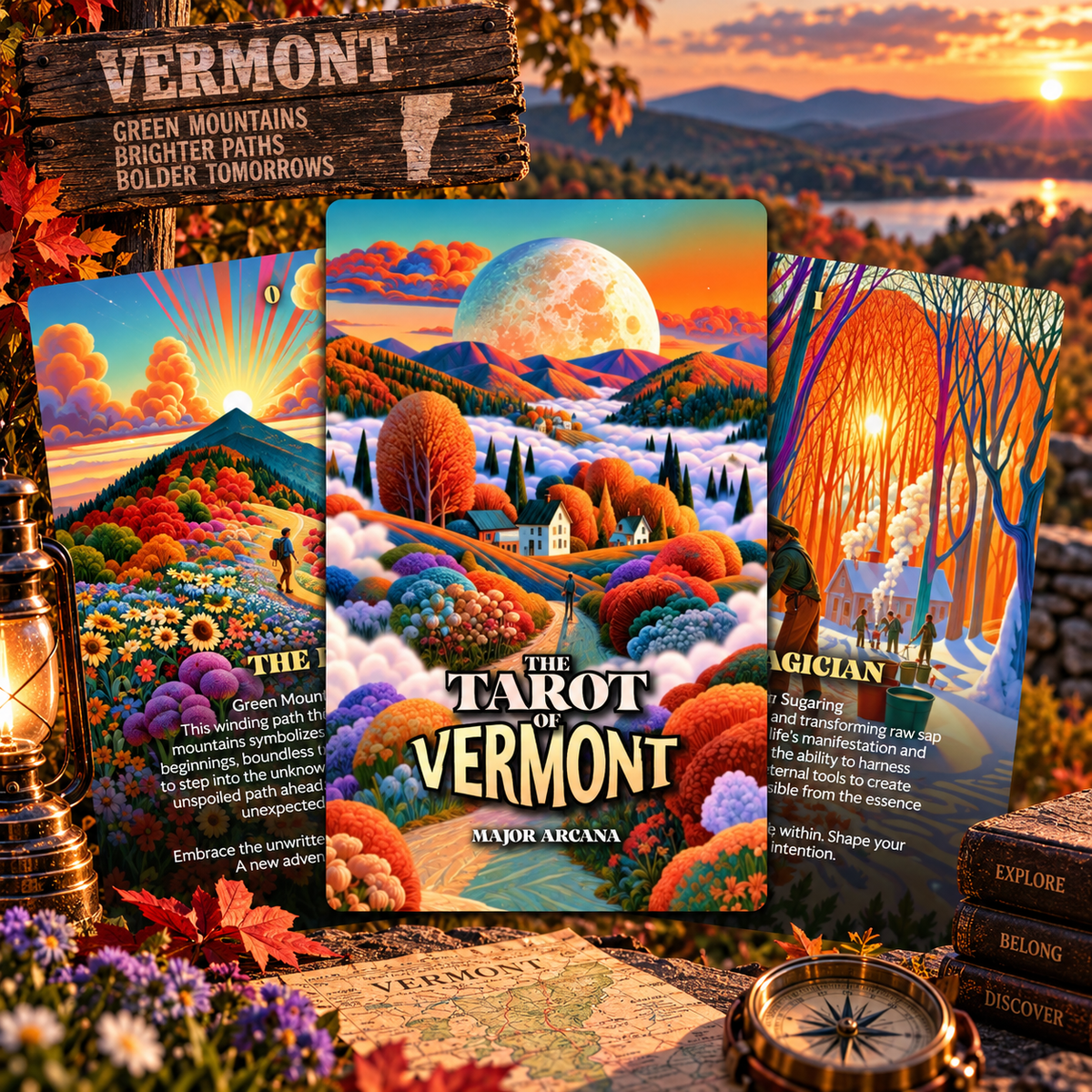 The Tarot of Vermont - The 22 Major Arcana