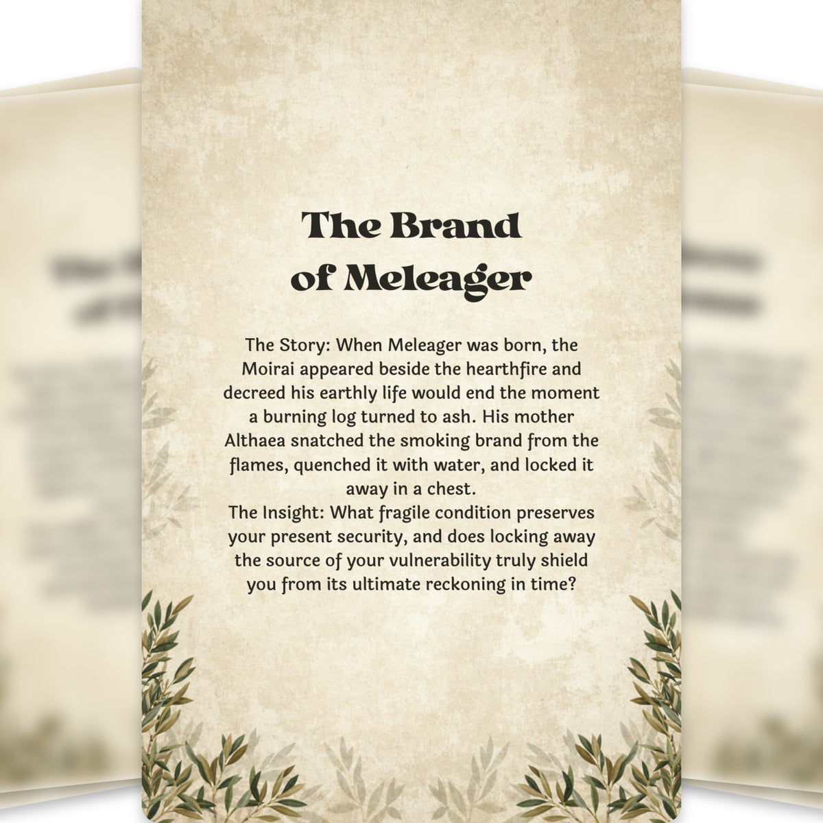 The Oracle of the Fates – Greek Goddesses of Destiny Oracle Cards, 22-Card Mythology Deck — arrangement 11