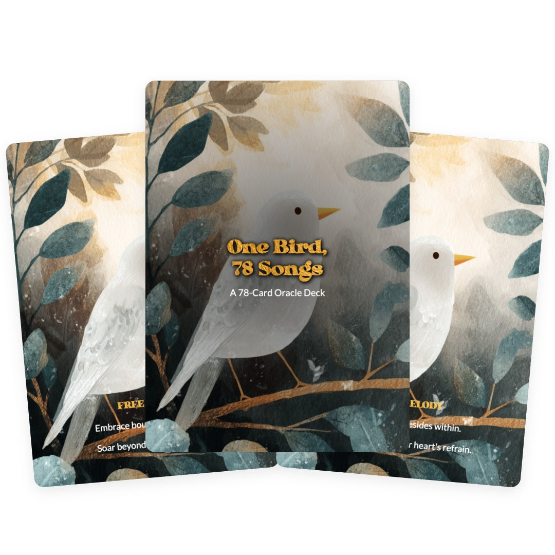 One Bird, 78 Songs - Oracle Cards