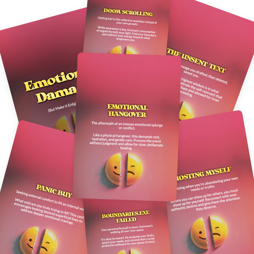 Emotional Damage - But Make it Enlightened - 78 Oracle Cards