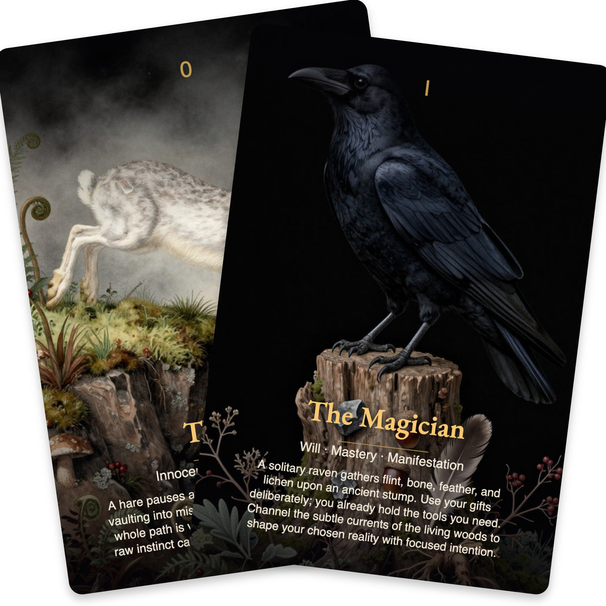 The Old Woods Tarot — arrangement 6