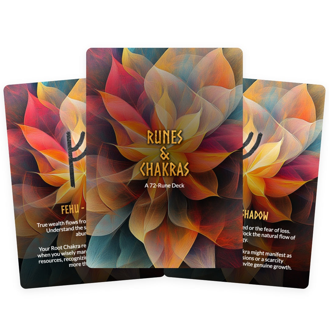 Sacred Rune Chakra Journey - 72 Cards