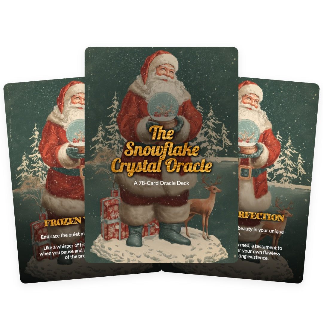 The Snowflake Crystal Oracle Deck - 78 Cards