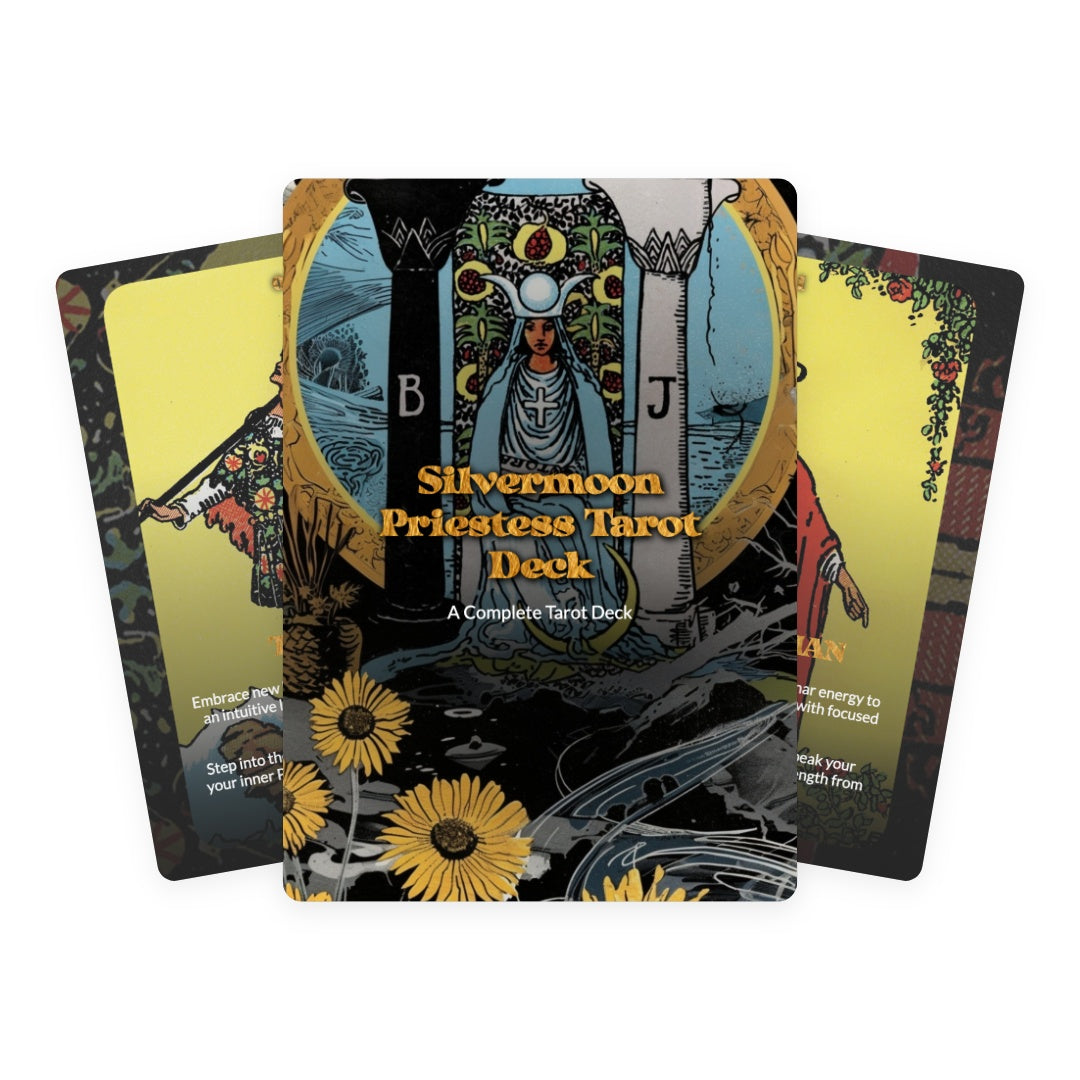 Silvermoon Priestess Tarot Deck - 78 Cards