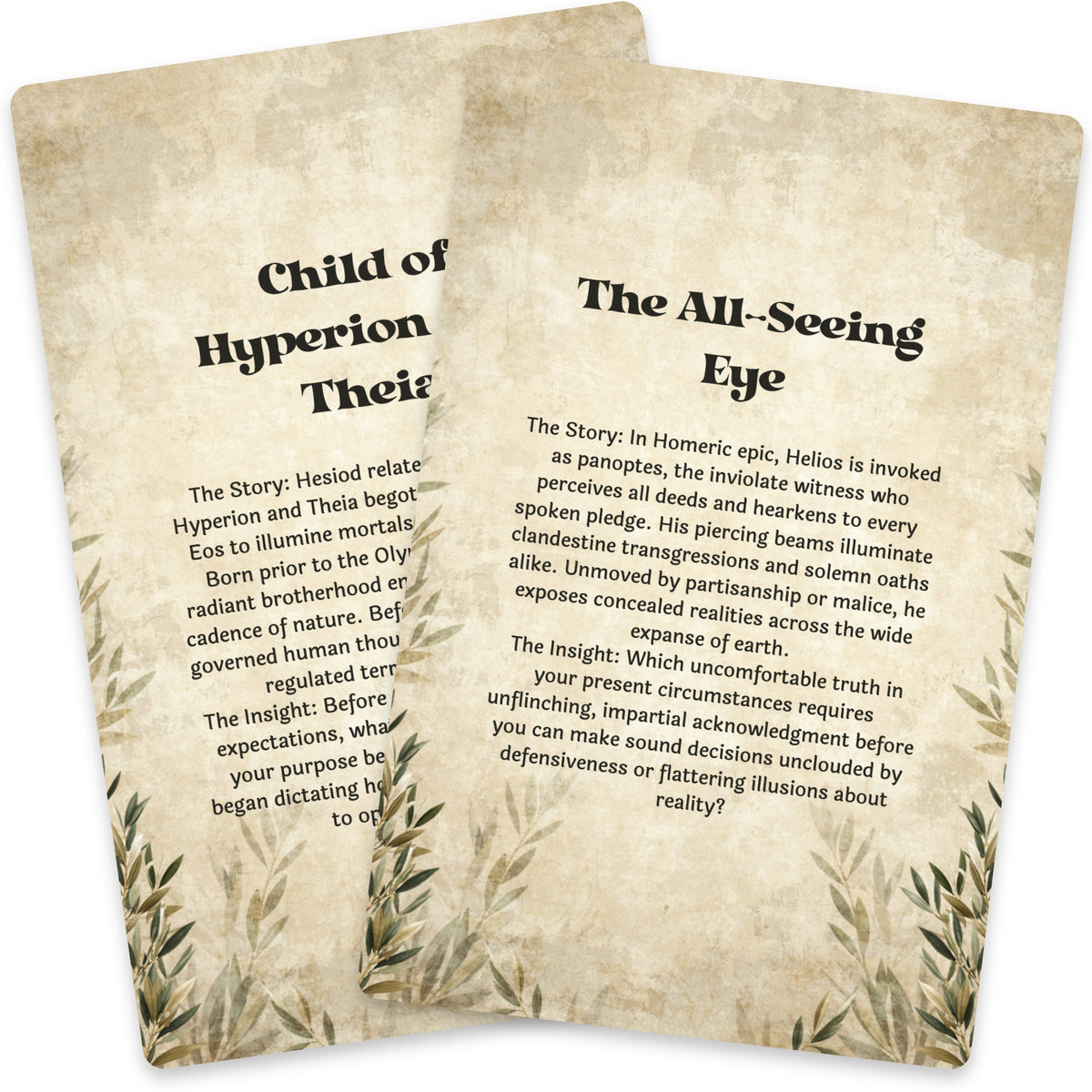 The Oracle of Helios – Greek Sun God Oracle Cards, 22-Card Mythology Deck — arrangement 10
