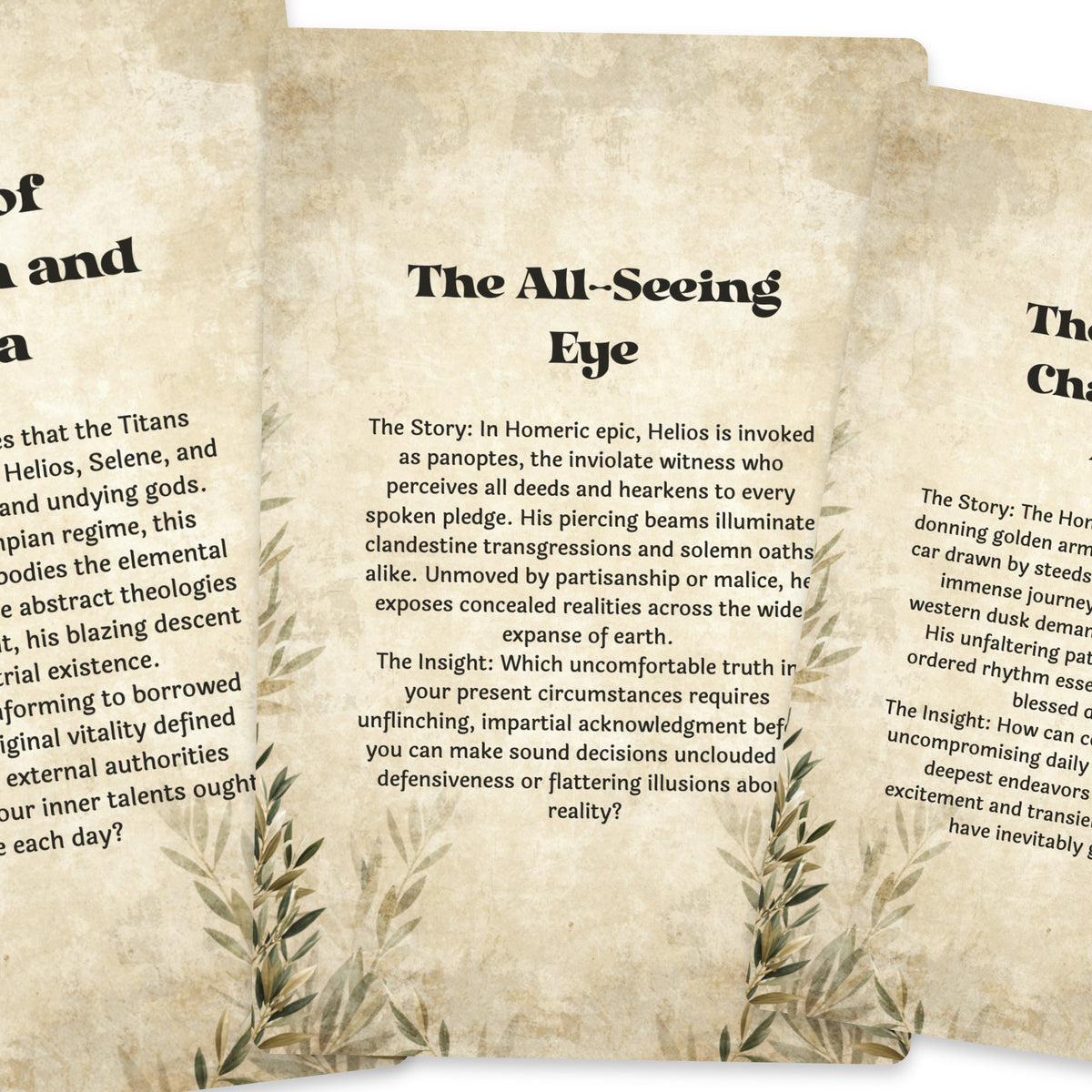 The Oracle of Helios – Greek Sun God Oracle Cards, 22-Card Mythology Deck — arrangement 4