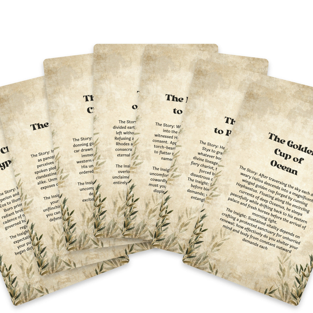 The Oracle of Helios – Greek Sun God Oracle Cards, 22-Card Mythology Deck — arrangement 9