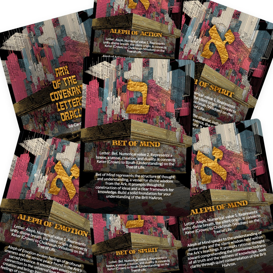 Ark of Covenant Letters Oracle - 88 Cards Deck