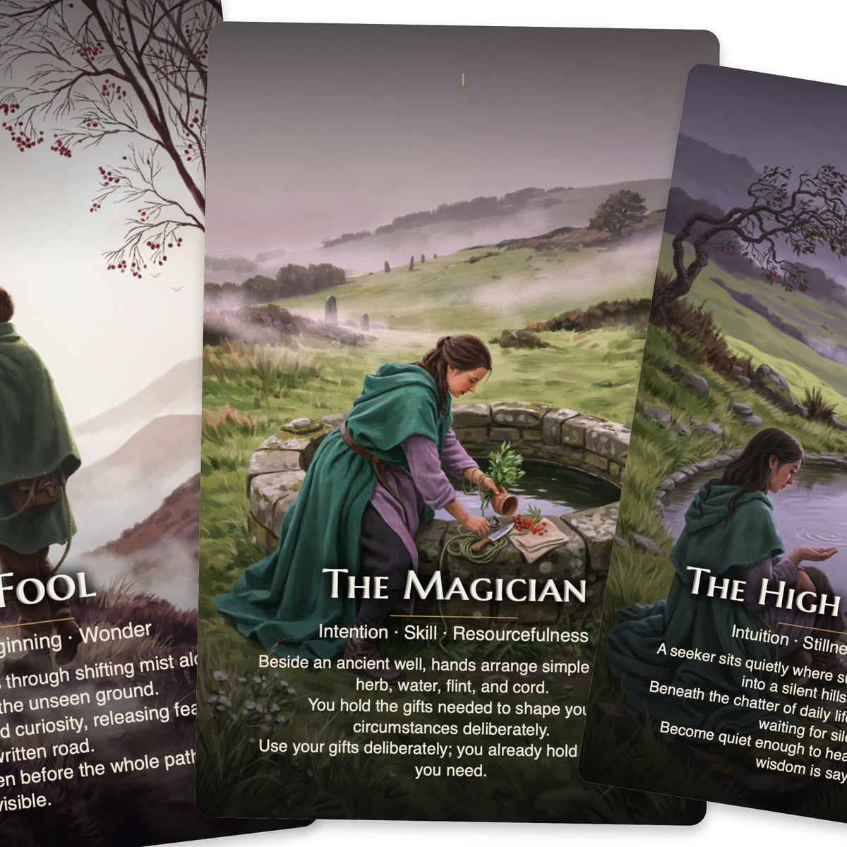 Celtic Witch Tarot — arrangement 4