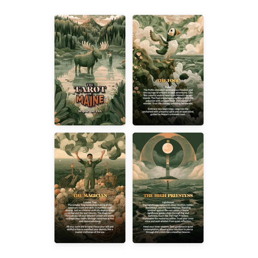 The Tarot of Maine - THE 22 Major Arcana