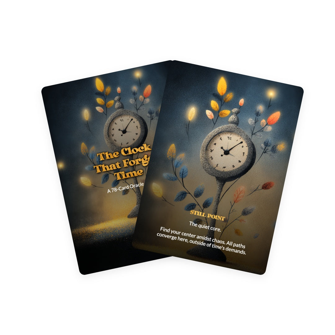 The Clock That Forgot Time - Oracle Cards