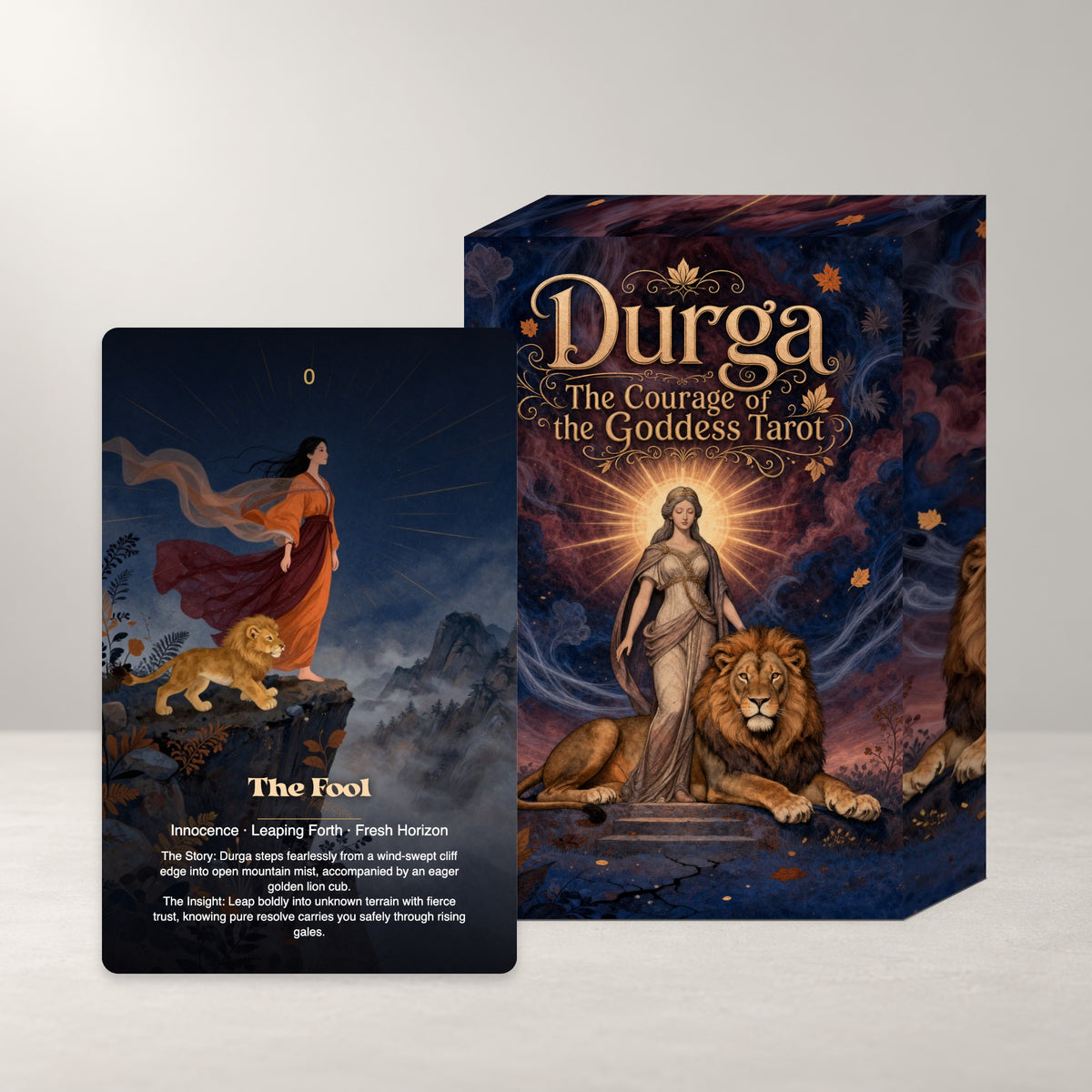 Durga The Courage of the Goddess Tarot — arrangement 1