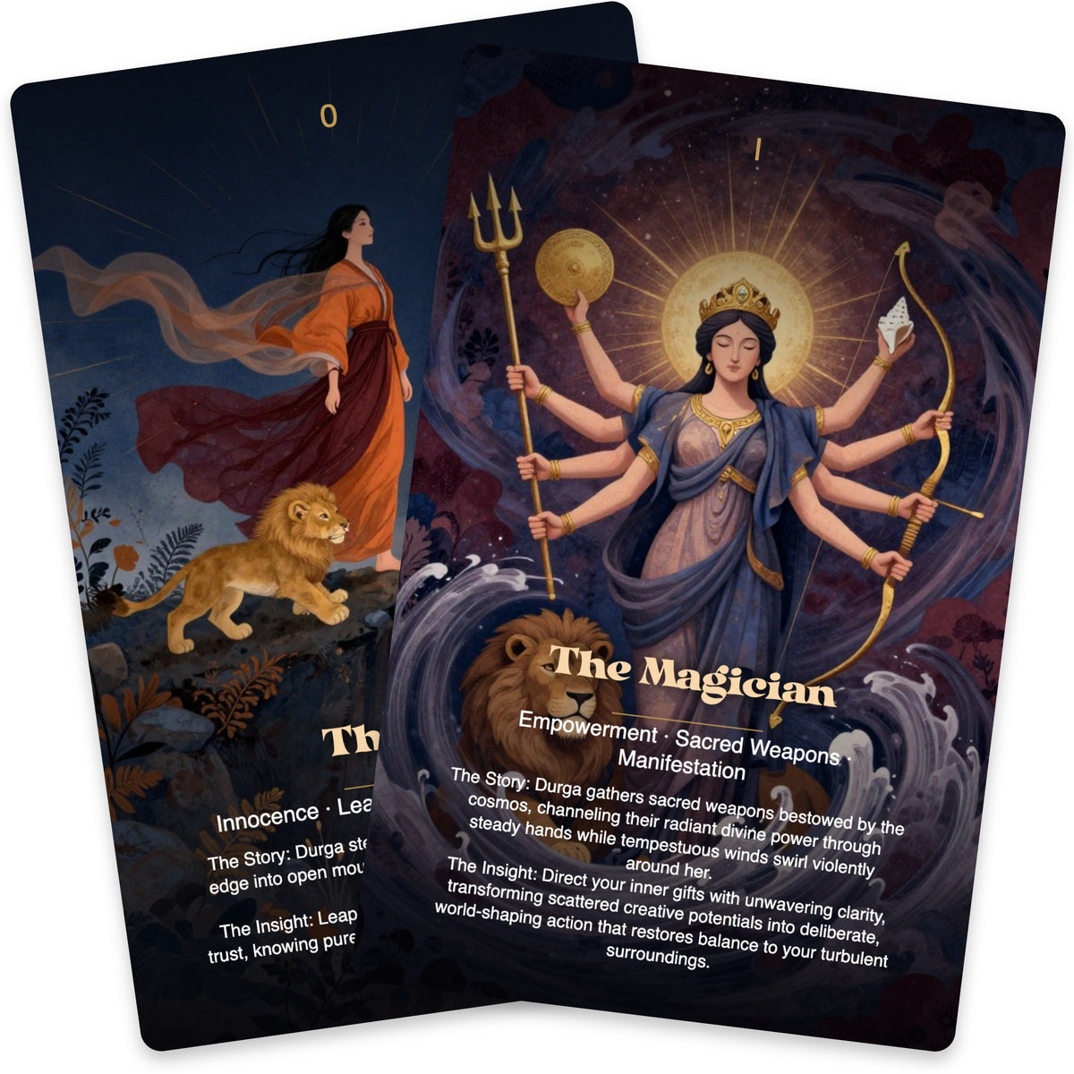 Durga The Courage of the Goddess Tarot — arrangement 5