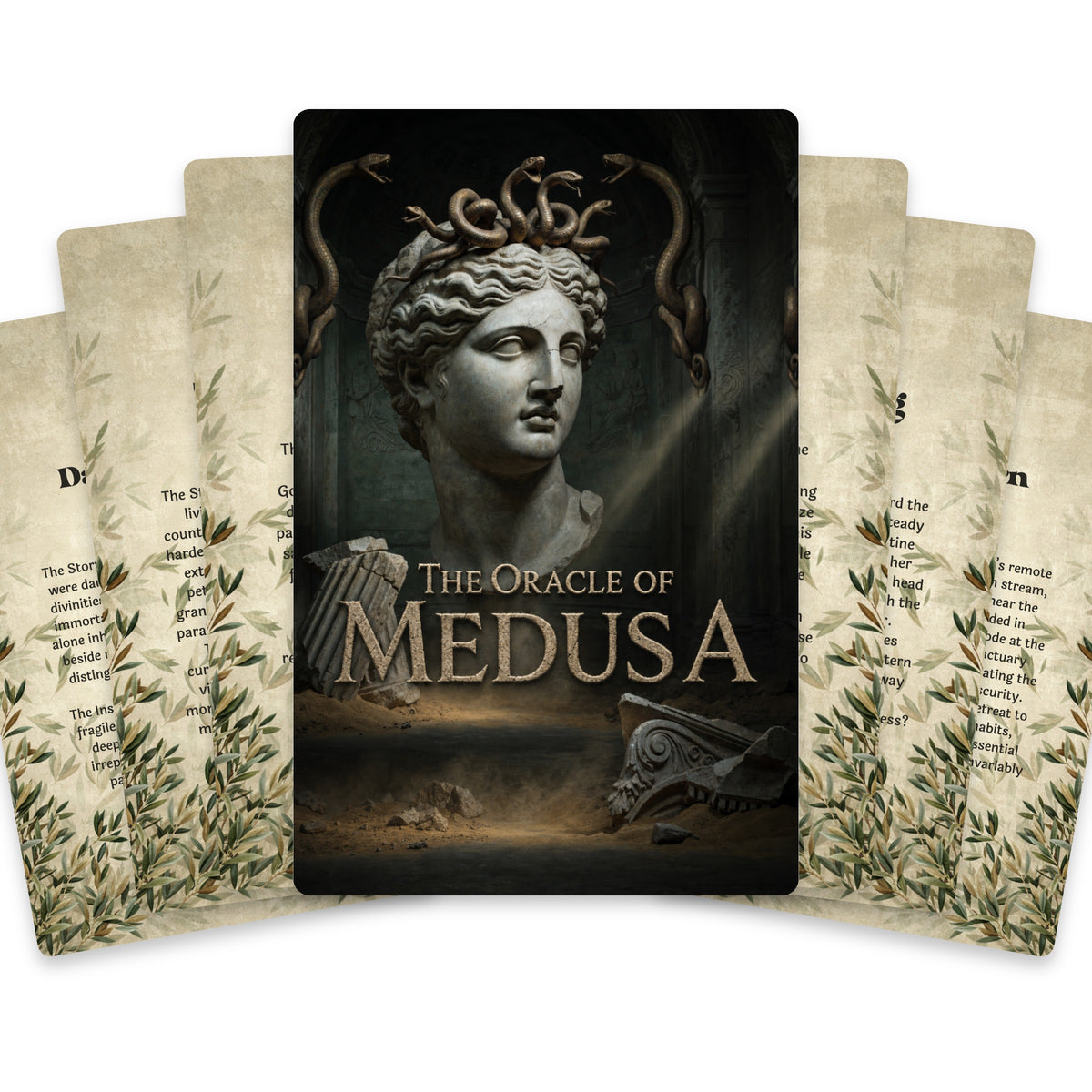 The Oracle of Medusa – Gorgon and Greek Mythology Oracle Cards, 22-Card Mythology Deck — arrangement 1