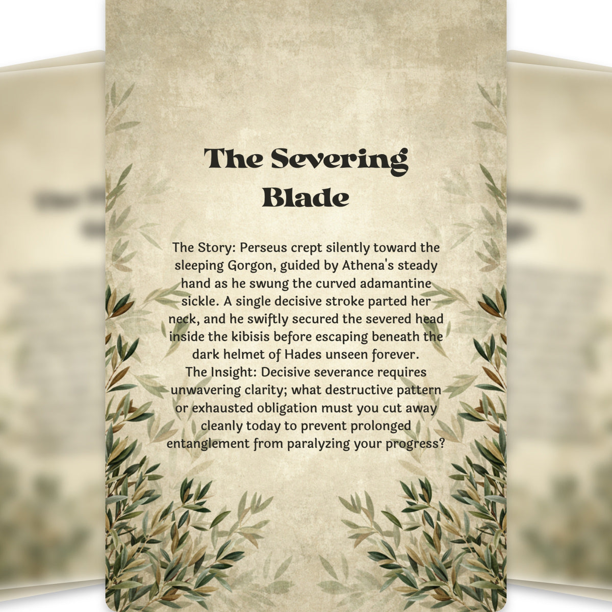 The Oracle of Medusa – Gorgon and Greek Mythology Oracle Cards, 22-Card Mythology Deck — arrangement 11
