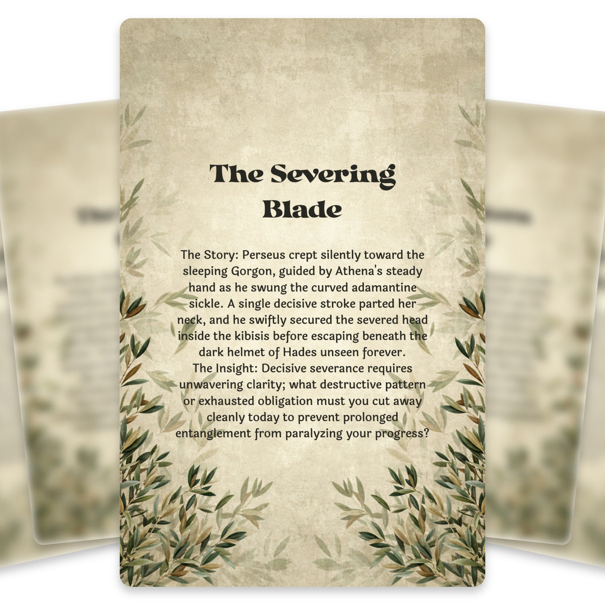 The Oracle of Medusa – Gorgon and Greek Mythology Oracle Cards, 22-Card Mythology Deck — arrangement 3