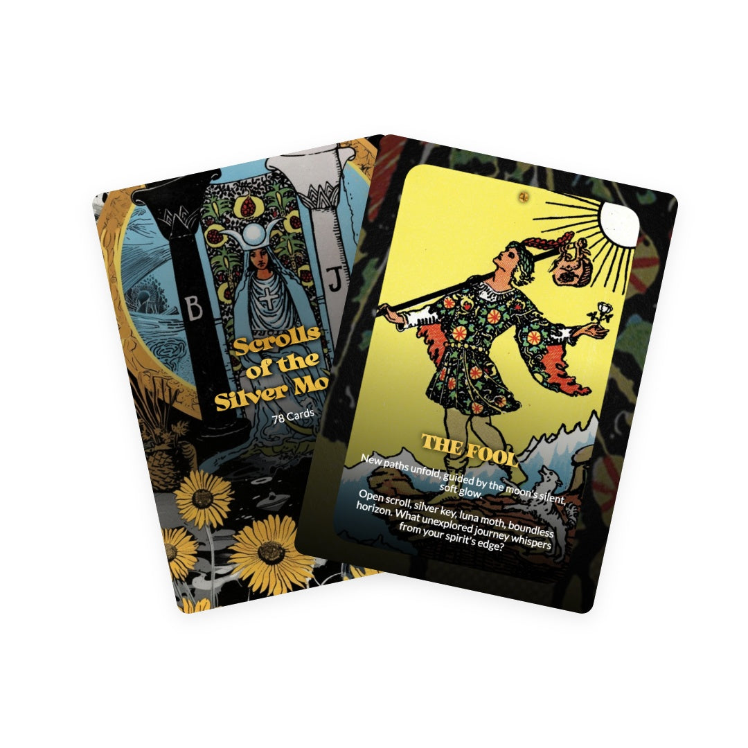 Scrolls of the Silver Moon Tarot - 78 Cards